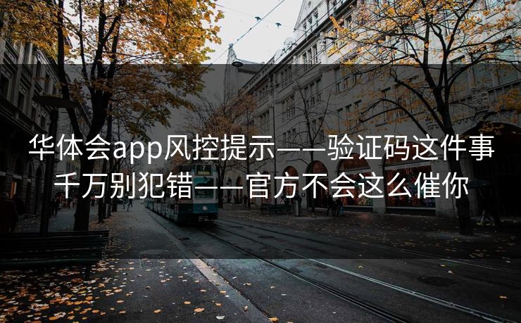 华体会app风控提示——验证码这件事千万别犯错——官方不会这么催你